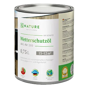 Защитное масло G-Nature 280 Wetterschutzöl для наружных работ